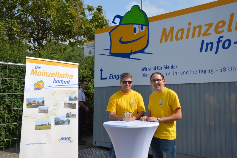 Mainz& Info-Haltestelle für die Mainzelbahn Info-Haltestelle für die Mainzelbahn