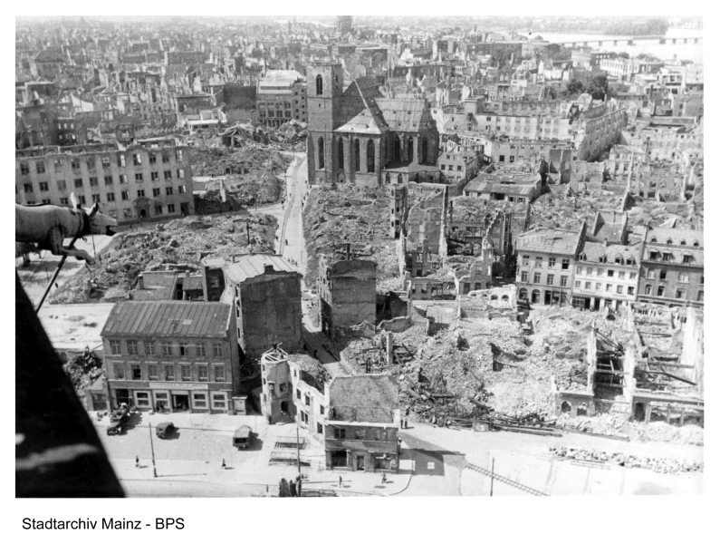 Mainz& St. Christoph: Taufkirche Gutenbergs und Mahnmal gegen den Krieg St. Christoph: Taufkirche Gutenbergs und Mahnmal gegen den Krieg