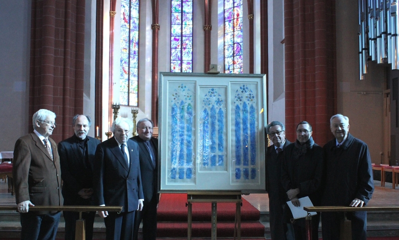 Mainz& St. Stephan: Bistum Mainz zeigt Entwürfe für Chagall-Fenster St. Stephan: Bistum Mainz zeigt Entwürfe für Chagall-Fenster