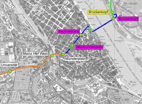 Mainz& Wiesbaden plant die Citybahn, und Mainz soll anfangen zu bauen - Stadtbahn soll ab 2022 beide Städte verbinden Wiesbaden plant die Citybahn, und Mainz soll anfangen zu bauen - Stadtbahn soll ab 2022 beide Städte verbinden