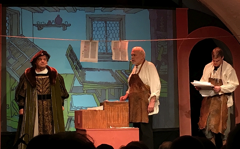 Mainz& "Ein echter Milleniumrocker: GuguguguGutenberg!" - Gutenberg-Musical im Unterhaus witzig, turbulent und mit tollen Stars "Ein echter Milleniumrocker: GuguguguGutenberg!" - Gutenberg-Musical im Unterhaus witzig, turbulent und mit tollen Stars