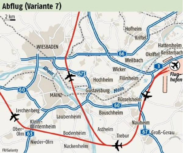 Mainz& Südumfliegung in Frankfurt rechtmäßig - VGH Kassel weist Klagen aus Rheinhessen ab - Richter sehen keine sinnvolle Alternativroute Südumfliegung in Frankfurt rechtmäßig - VGH Kassel weist Klagen aus Rheinhessen ab - Richter sehen keine sinnvolle Alternativroute