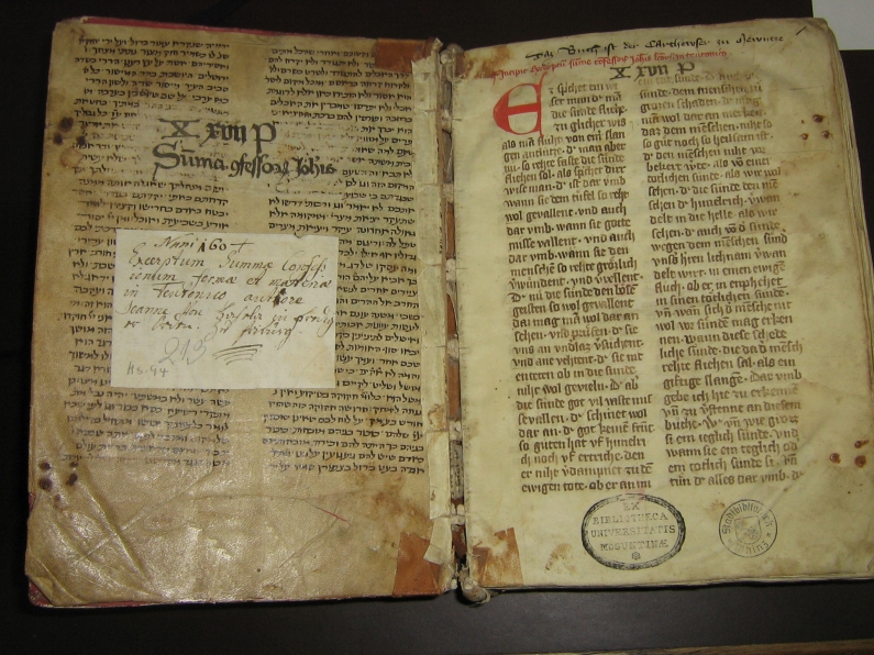 Mainz& Indiana Jones in der Stadtbibliothek - Forscher finden Fragmente jüdischer Schriften Indiana Jones in der Stadtbibliothek - Forscher finden Fragmente jüdischer Schriften