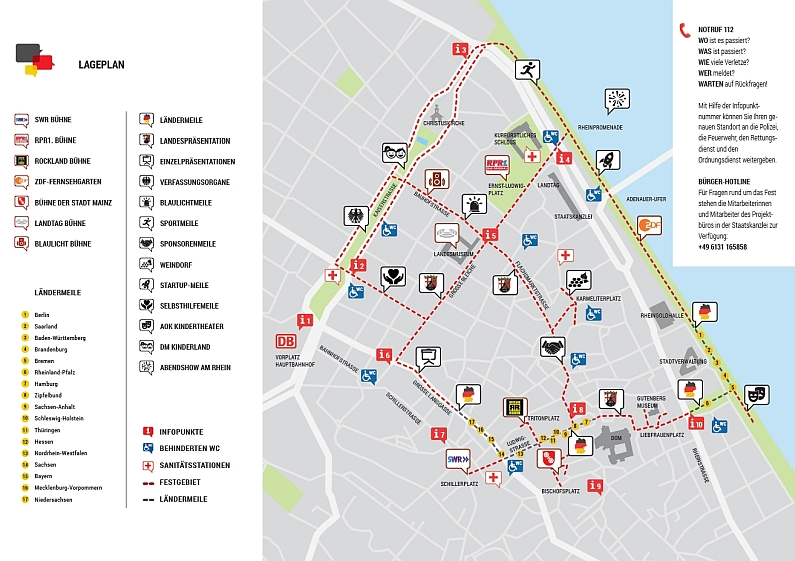 Mainz& Tag der Deutschen Einheit: Mainz wird zur Sperrzone - Brücke ab Montag dicht - Update: Wochenmarkt fällt ab 29.9. aus Tag der Deutschen Einheit: Mainz wird zur Sperrzone - Brücke ab Montag dicht - Update: Wochenmarkt fällt ab 29.9. aus