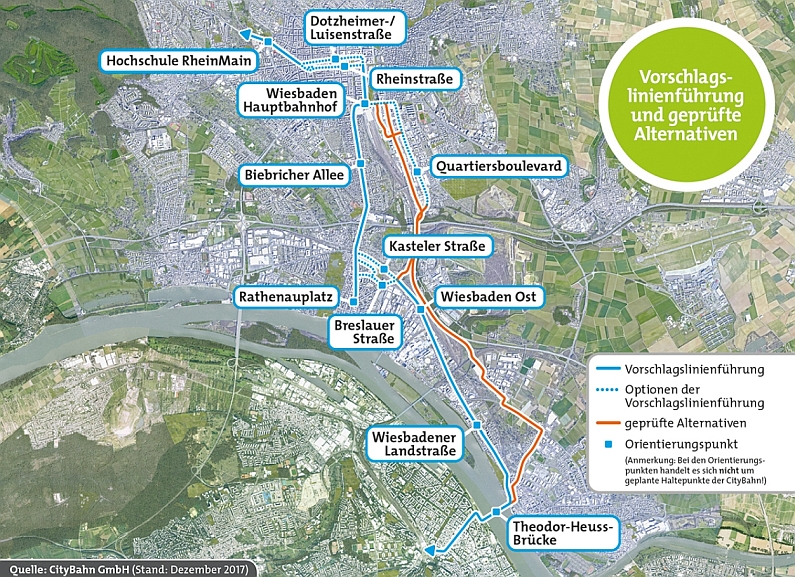 Mainz& Citybahn zwischen Mainz und Wiesbaden: Positive Kosten-Nutzen-Analyse, Theodor-Heuss-Brücke laut Gutachter tragfähig Citybahn zwischen Mainz und Wiesbaden: Positive Kosten-Nutzen-Analyse, Theodor-Heuss-Brücke laut Gutachter tragfähig