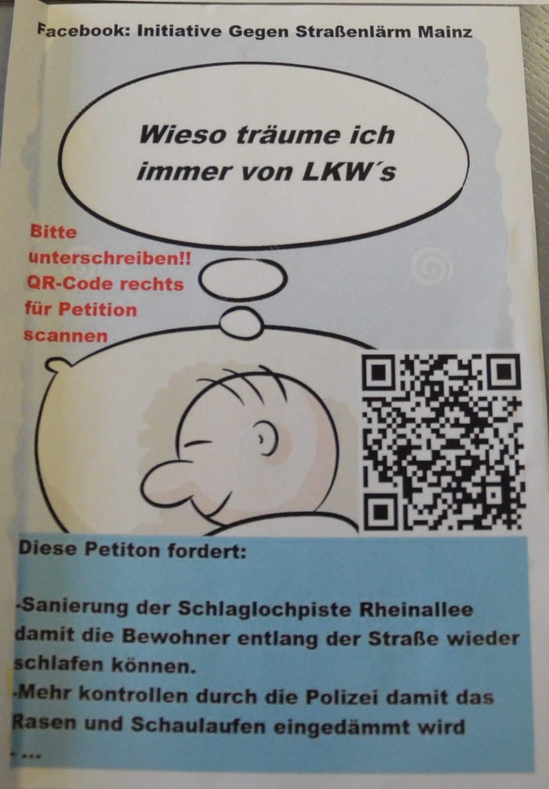 Mainz& 173 Unterschriften für mehr Ruhe in der Rheinallee - Eder will Tempo 30 ausweiten 173 Unterschriften für mehr Ruhe in der Rheinallee - Eder will Tempo 30 ausweiten
