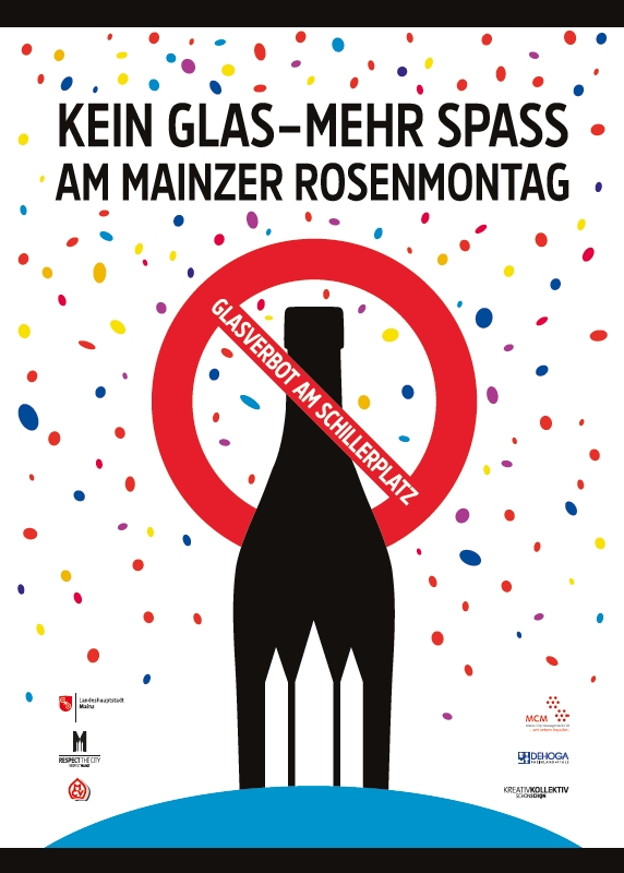 Mainz& Glasverbot soll schon an Weiberfastnacht auf dem Schillerplatz gelten Glasverbot soll schon an Weiberfastnacht auf dem Schillerplatz gelten