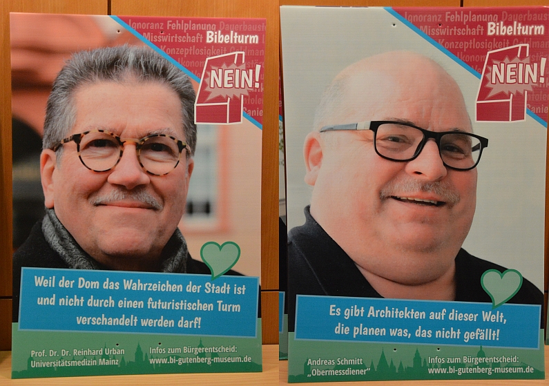 Mainz& Mainzer sagen Nein zum Bibelturm - 77,3 Prozent Mainzer stimmten gegen den Bau am Gutenberg-Museum - Neu: Endergebnis Mainzer sagen Nein zum Bibelturm - 77,3 Prozent Mainzer stimmten gegen den Bau am Gutenberg-Museum - Neu: Endergebnis