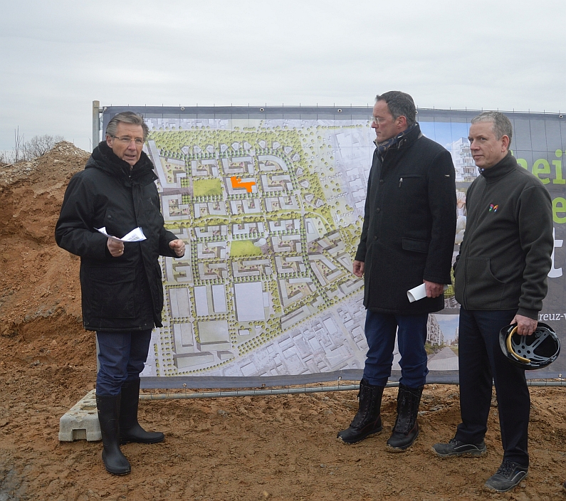 Mainz& Heiligkreuz-Viertel wächst: Hessische GWH will 110 kostengünstige Wohnungen bauen - Mieten bis 7,25 Euro - Erst zehn Prozent des Viertels vermarktet Heiligkreuz-Viertel wächst: Hessische GWH will 110 kostengünstige Wohnungen bauen - Mieten bis 7,25 Euro - Erst zehn Prozent des Viertels vermarktet