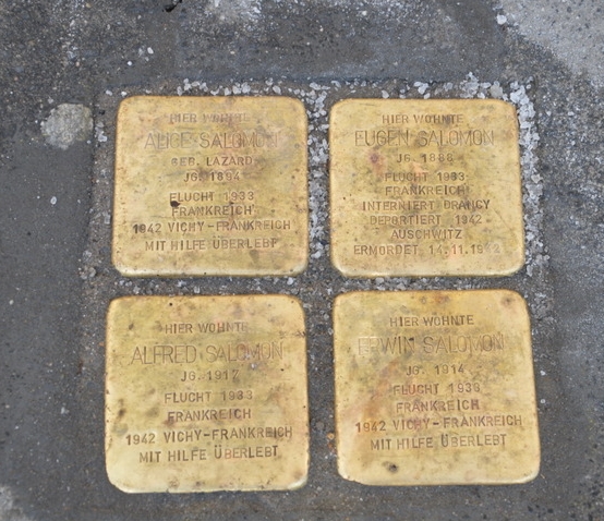 Stolpersteine Familie Salomon in Mainz - Foto: gik