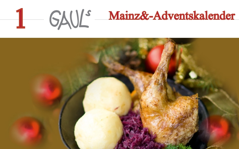 Mainz& Mainz&-Adventskalender Türchen 1: Gans to Go und Adventsbrunch im Weinberg bei Gaul's Catering Mainz&-Adventskalender Türchen 1: Gans to Go und Adventsbrunch im Weinberg bei Gaul's Catering