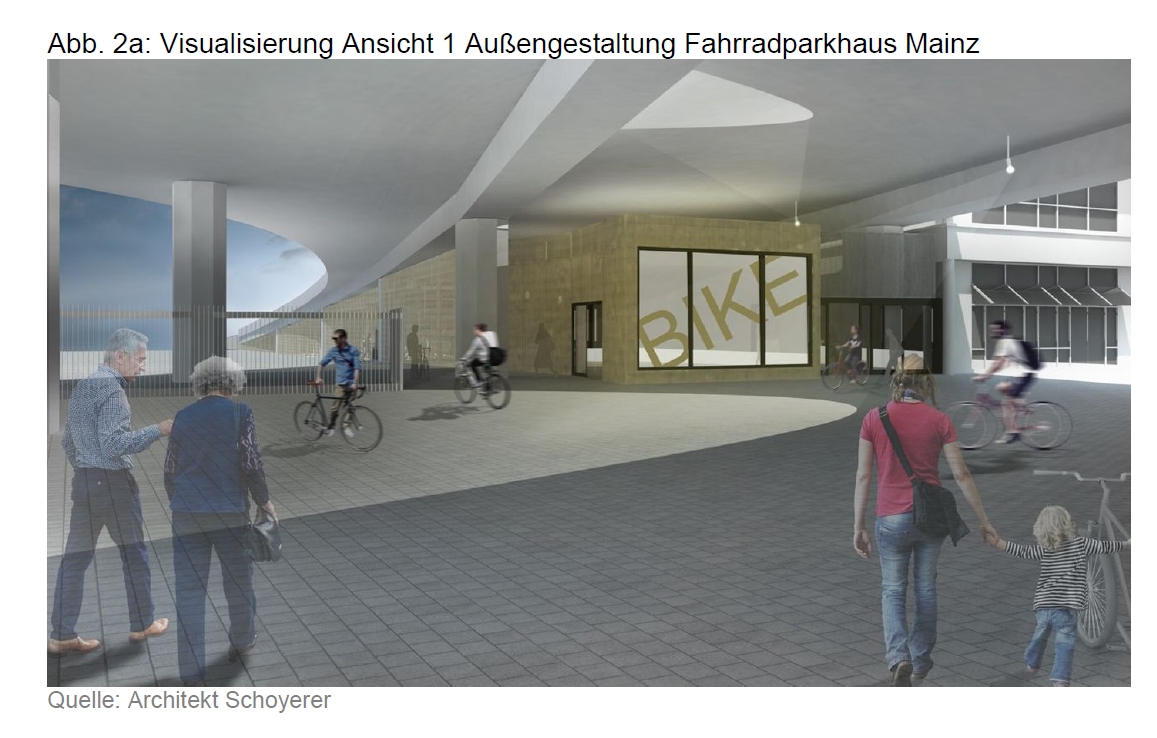 Mainz& Fahrradparkhaus für Mainz kommt - Am Hauptbahnhof West entsteht ein Steckmetall-Gebäude für 1120 Drahtesel - Doppelparker und gesicherte Plätze Fahrradparkhaus für Mainz kommt - Am Hauptbahnhof West entsteht ein Steckmetall-Gebäude für 1120 Drahtesel - Doppelparker und gesicherte Plätze