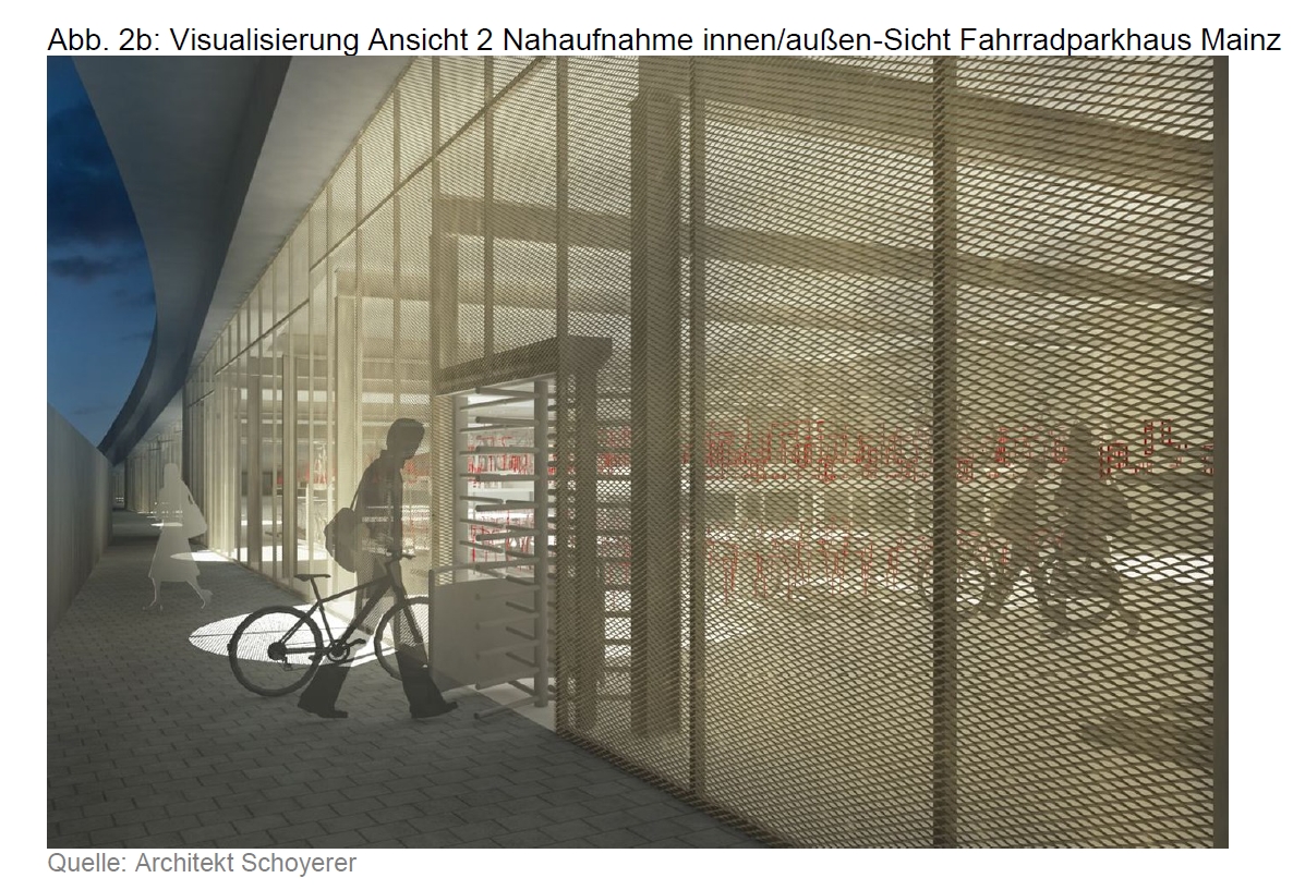 Mainz& Fahrradparkhaus für Mainz kommt - Am Hauptbahnhof West entsteht ein Steckmetall-Gebäude für 1120 Drahtesel - Doppelparker und gesicherte Plätze Fahrradparkhaus für Mainz kommt - Am Hauptbahnhof West entsteht ein Steckmetall-Gebäude für 1120 Drahtesel - Doppelparker und gesicherte Plätze