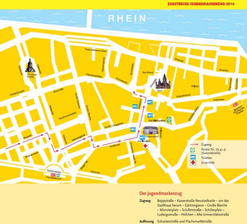 Mainz& Ab auf die Gass': Die Umzüge starten! 60. Jugendmaskenzug und alle Stadtteilumzüge 2017 Ab auf die Gass': Die Umzüge starten! 60. Jugendmaskenzug und alle Stadtteilumzüge 2017