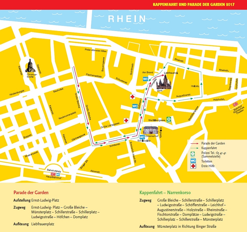 Mainz& Ab auf die Gass': Die Umzüge starten! 60. Jugendmaskenzug und alle Stadtteilumzüge 2017 Ab auf die Gass': Die Umzüge starten! 60. Jugendmaskenzug und alle Stadtteilumzüge 2017