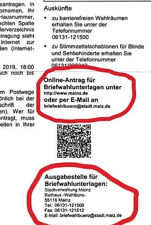 Mainz& Stadtratskandidaten falsch geschrieben - Stadt Mainz lässt Stimmzettel für Kommunalwahl neu drucken Stadtratskandidaten falsch geschrieben - Stadt Mainz lässt Stimmzettel für Kommunalwahl neu drucken