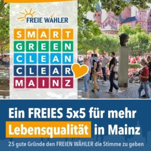 Mainz& Freie Wähler: "Machen statt Meckern" - Wählergemeinschaft tritt runderneuert zur Wahl an Freie Wähler: "Machen statt Meckern" - Wählergemeinschaft tritt runderneuert zur Wahl an