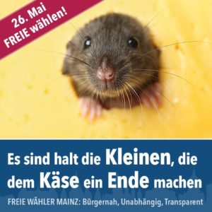 Mainz& Freie Wähler: "Machen statt Meckern" - Wählergemeinschaft tritt runderneuert zur Wahl an Freie Wähler: "Machen statt Meckern" - Wählergemeinschaft tritt runderneuert zur Wahl an
