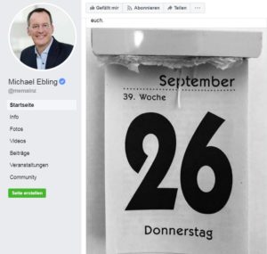 Mainz& Schicksalsschläge im OB-Wahlkampf: Todesfälle bei Ebling und Haase sorgen für Terminausfälle Schicksalsschläge im OB-Wahlkampf: Todesfälle bei Ebling und Haase sorgen für Terminausfälle