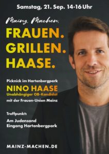 Mainz& "Mein Herzensanliegen: Gutenberg als Stadtmarke entwickeln" - OB-Kandidat Nino Haase im Mainz&-Interview "Mein Herzensanliegen: Gutenberg als Stadtmarke entwickeln" - OB-Kandidat Nino Haase im Mainz&-Interview