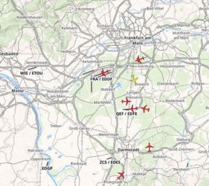 Mainz& Flugverkehr bricht wegen Coronapandemie um bis zu 90 Prozent ein - Parkplatz Nordwestbahn, Frachtflieger via Centerbahn Flugverkehr bricht wegen Coronapandemie um bis zu 90 Prozent ein - Parkplatz Nordwestbahn, Frachtflieger via Centerbahn