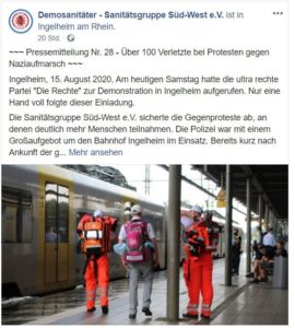Mainz& Schwere Vorwürfe gegen Polizeieinsatz in Ingelheim: Mehr als 100 Verletzte bei Einkesselungen Schwere Vorwürfe gegen Polizeieinsatz in Ingelheim: Mehr als 100 Verletzte bei Einkesselungen